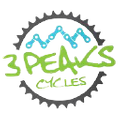 3 Peaks Cycles Logo