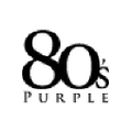 80s Purple Logo