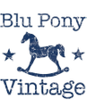 Blu Pony Vintage Logo