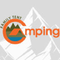 Family Tent Camping Logo