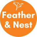 Feather and Nest Logo