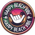 Happy Beach Vibe Logo