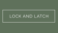 Lock and Latch Logo