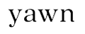 Yawn Logo