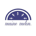 maine melon. Logo