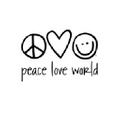 Peace Love World Logo