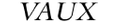 VAUX VINTAGE Logo